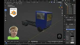 Blender Truck Model Beginner Tutorial - Project 2 Of Building Site Series