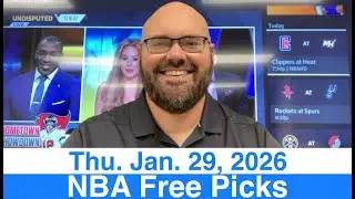 NBA Picks (1-29-26) Thursday Basketball Sports Betting Predictions - Today's Daily Free Plays & Odds
