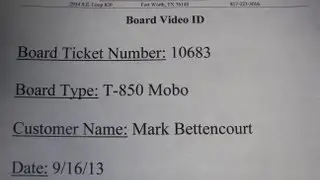 #10683 - Toyota T-850 Mobo Initial Test - M. Bettencourt