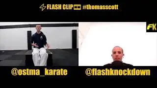 ⚡Flash Knockdown💨 presents! Sensei Joby Wilson - Thomas Scott Kicking Technique - ⚡Flash Clip🎞️