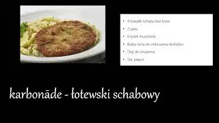 karbonāde - łotewski schabowy