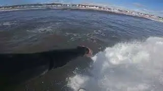 Long sands Maine October surfing