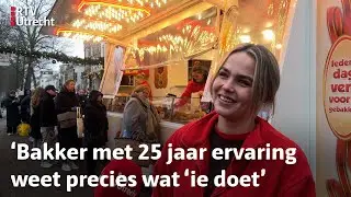 Lange rij bij oliebollenkraam Maliebaan | RTV Utrecht