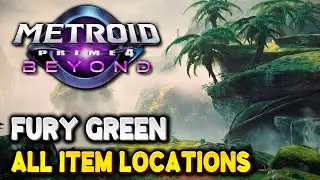 Metroid Prime 4 FURY GREEN All Item Locations - 100% Guide (All Energy Tanks, Missile Expansions...)