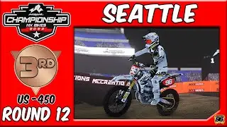 Rough Start | Aerial E-SX US 450 Round 12 | MX Bikes