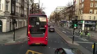 London, England Double Bus Ride | City Bus 🚌 Tour 2023 | Bus Route Hide Park Corner #london #video