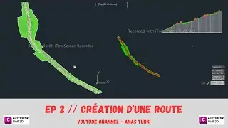Création d'une route sur Civil 3D