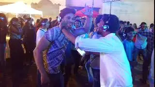 Silent Garba in India