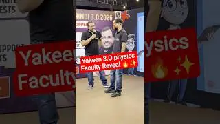 Yakeen 3.O physics Faculty Reveal 🔥✨ #NEETHindi #PhysicsWallah #Shorts #PW