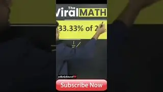 Percentage Fraction Multiplication #viralmaths #adda247 #mathshorts #mathsshorttrick #mathstricks