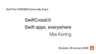 SwiftCrossUI: Swift apps, everywhere