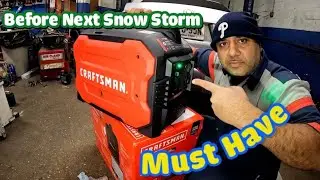CRAFTSMAN 2500 WATT Generator in case of Power out in snow storm add oil and GAS