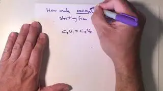 Making solutions from solids or concentrated solutions