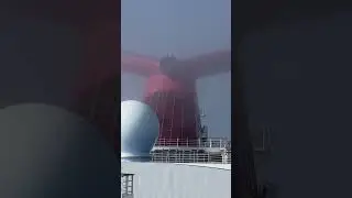 Cruise Ship Shorts - Carnival Pride Sails Through Dense Fog While Returning to the Port of Tampa