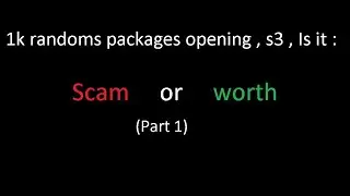 WTLS 3 I 1K Random packages opening 2K22 (Part 1)