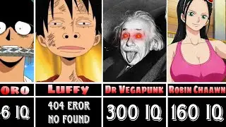 IQ level of one Piece characters Ranking