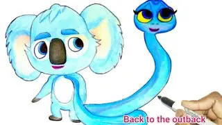 Watch Back To The Outback Netflix | How To Draw Back to the outback movie characters