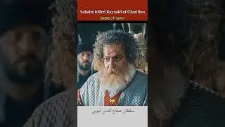 Saladin killed Raynald of Chatillon - Battle of Hattin - Siege of Jerusalem 1187 #short