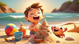 Strandlied | Wir spielen im Sand | Sommerlied | Cartoons und Kinderlieder|Kinderlieder zum Mitsingen