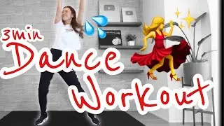 3-min Dance Workout! | Easy to Do between Chores! | Beginners | Apartment Friendly