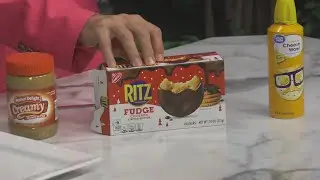 Taste Test: Peanut Butter & EZ Cheese on Ritz Fudge Crackers