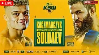 KSW 112: Kaczmarczyk vs. Soldaev | MMA LIVE STREAM | FIGHT COMPANION Konfrontacja Sztuk Walki POLAND