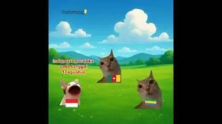 ketika hari kemerdekaan sama #catmemes #shortsfeed #shorts #fyp #funny #lawak #memes #kucing  #cat