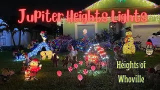 Heights of Jupiter Holiday Lights 2022 - Florida Christmas Lights
