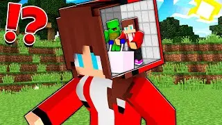 JJ and Mikey Mind Control JJ Girl in Minecraft! Maizen