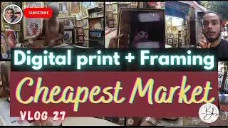 Cheapest Digital Printing & Photo Frame Market in Kolkata | How much for a Frame?#bengalivlog