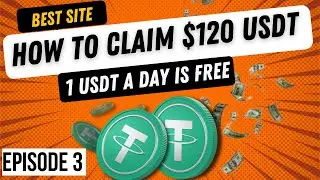 How to earn 120 free usdt in #tbestation | free usdt mining site | free usdt claim  #cryptoado #usdt