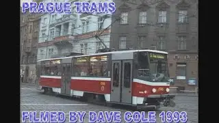 DC017 PRAGUE TRAMS BY DAVE COLE c1997