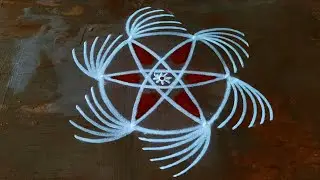Aani madham Small Padi kolam🌹3X2 Traditional kolam🌹Pandaga muggulu🌹Friday rangoli🌹Creativerangolis