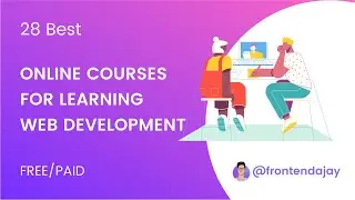 28 BEST ONLINE COURSES for Learning Web Development in 2021 | #shorts #100daysofcode #javascript30