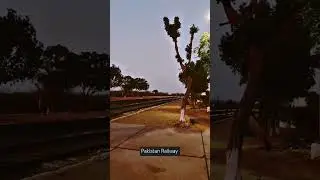 Pakistan Railway Green Line Express high speed crossing sihala Railway station