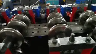 High-speed guardrail 2-wave 3-wave roll forming machine#rollformingmachine #machine #guardrail