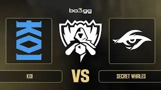 KOI vs Secret Whales ON 2025 World Championship - FULL MATCH REPLAY