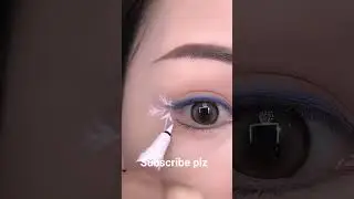 Perfect Eyeliner in One Stroke ✨ Waterproof Eyeliner Pencil for Beginners#eyemakeup #shortsfeed#bea