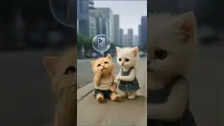 Try Not To Laugh 😂 | Funny Cat Waiter Drops Food 🐾#shorts #viral #cat #funnycute