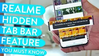 Realme Oppo Hidden Tab Bar Feature #Shorts #Realme #Oppo #tabbar @Oppo @Realme