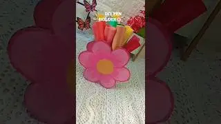 𝐃𝐈𝐘 𝐏𝐄𝐍 𝐇𝐎𝐋𝐃𝐄𝐑🌸 𝐟𝐫𝐨𝐦 𝐰𝐞𝐬𝐭𝐦𝐚𝐭𝐞𝐫𝐢𝐚𝐥...#diy #craftideas #flower #penholder #viral #trending #shortvideo