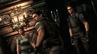 Resident Evil Remake Chris - Intro, Handgun, Golden arrow, Book of curses, Sword key