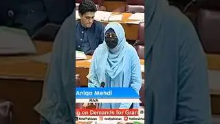 MNA Aniqa Mehdi expresses her Views during the General Debate on Budget 24-25 in National Assembly