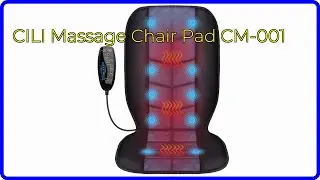 REVIEW (2025): CILI Massage Chair Pad CM-001. ESSENTIAL details.