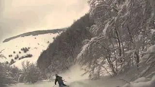 Powder in the wood of Roccaraso