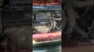 mesin mobil gemini solar , turbo masih nempel...