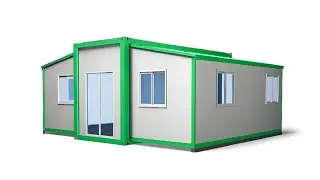 prefabricated 20ft portable tiny home Expandable container house