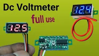 Three Wire DC Voltmeter || DC meter digital display || 0.72 cm (0.28 inch) 0-100V