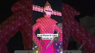 Ravan dahan then and now #ravan #lankadahan #dussera #viral