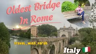 Ponte Milvio, Ancient Rome&rsquo;s Oldest Bridge Still Standing || Beautiful Senset View in ROMA -Italy 🇮🇹